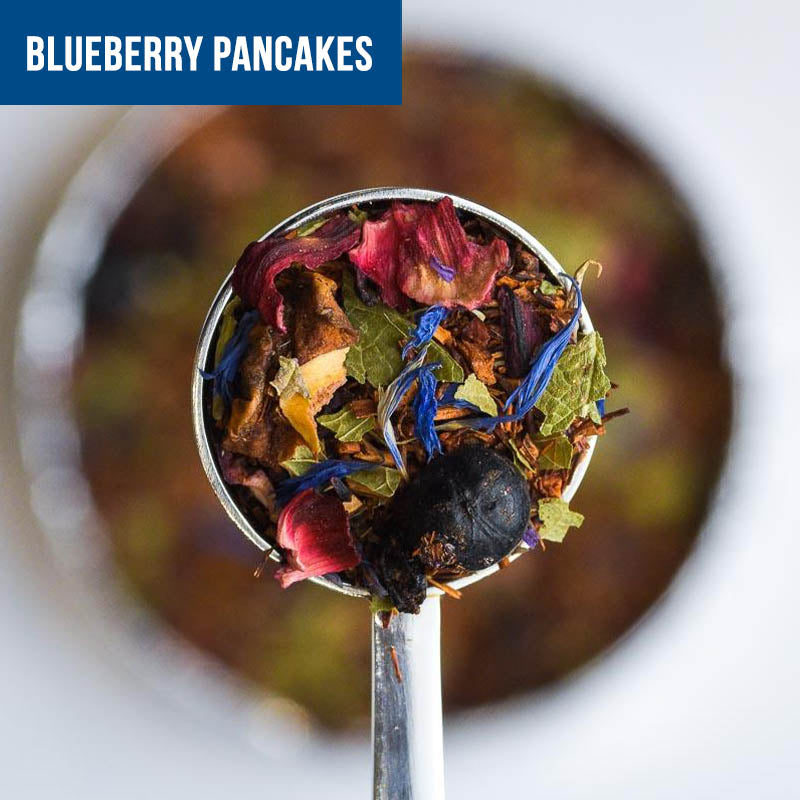 blueberry pancakes tea