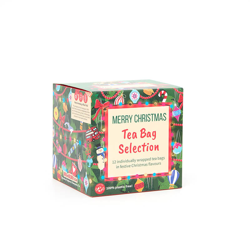 christmas tea cube front