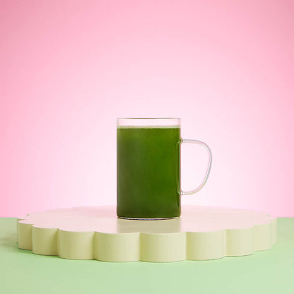 hot cup of matcha