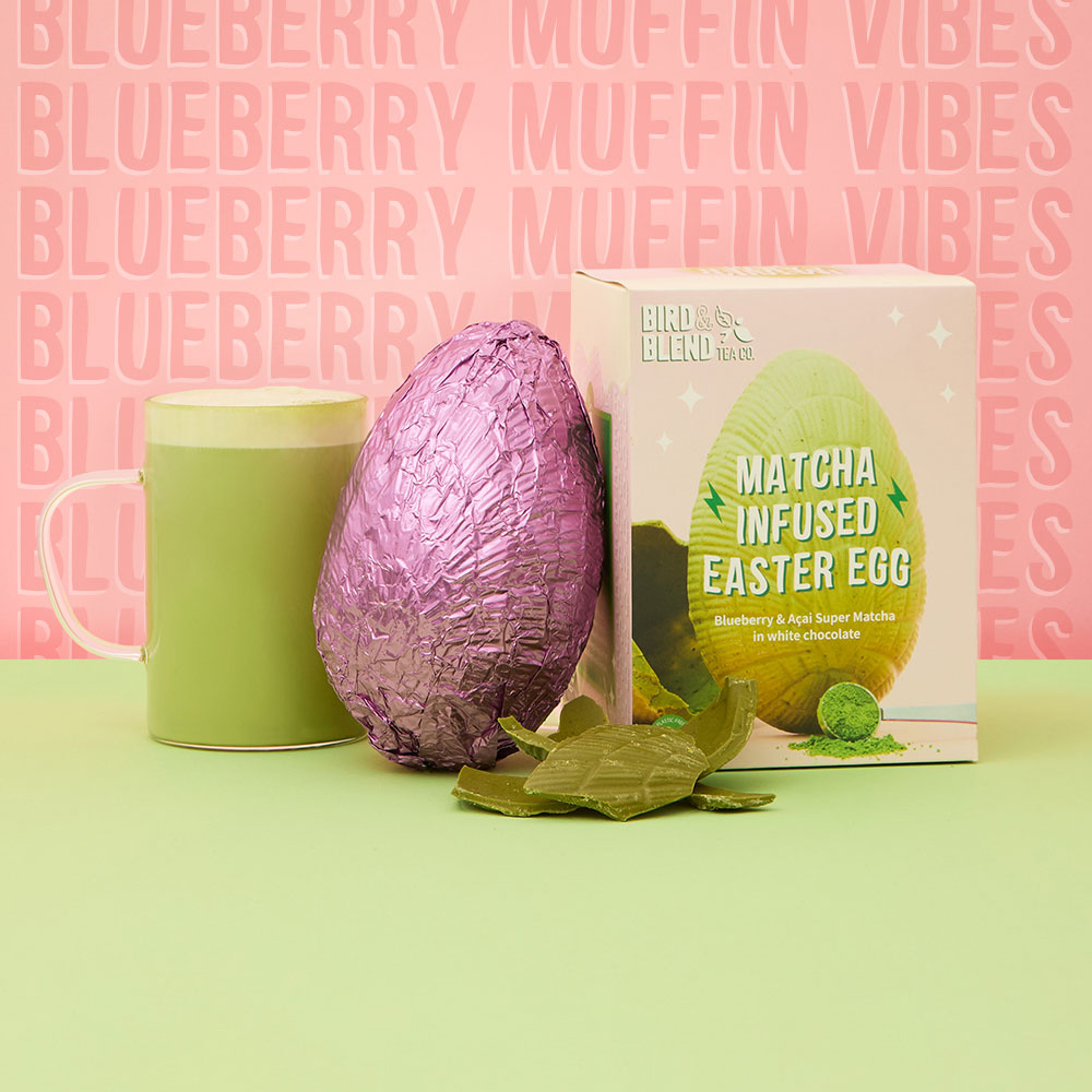 Super matcha infused easter egg