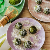 matcha protein balls