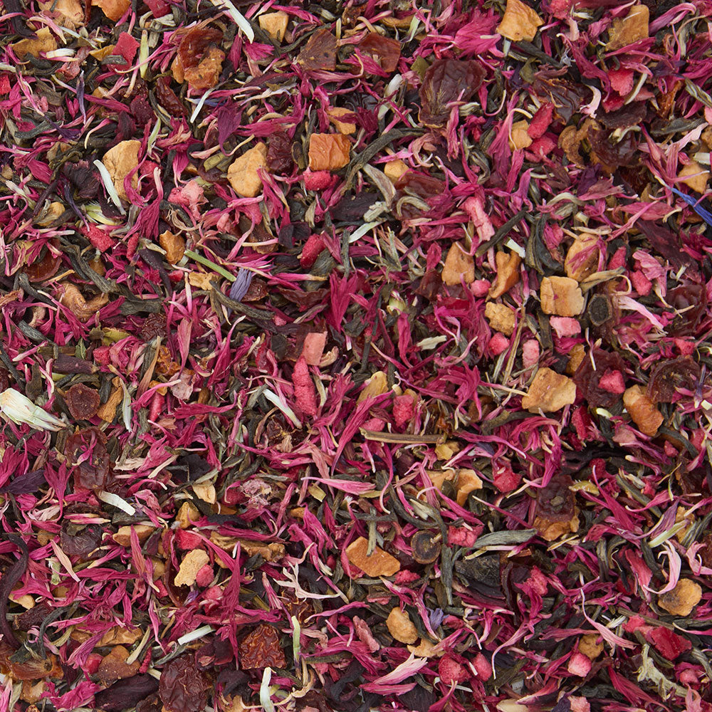 Cherry Bakewell nut free loose leaf tea