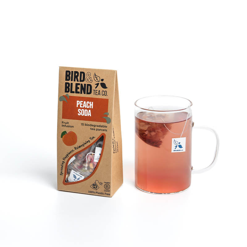 peach soda tea bag gift