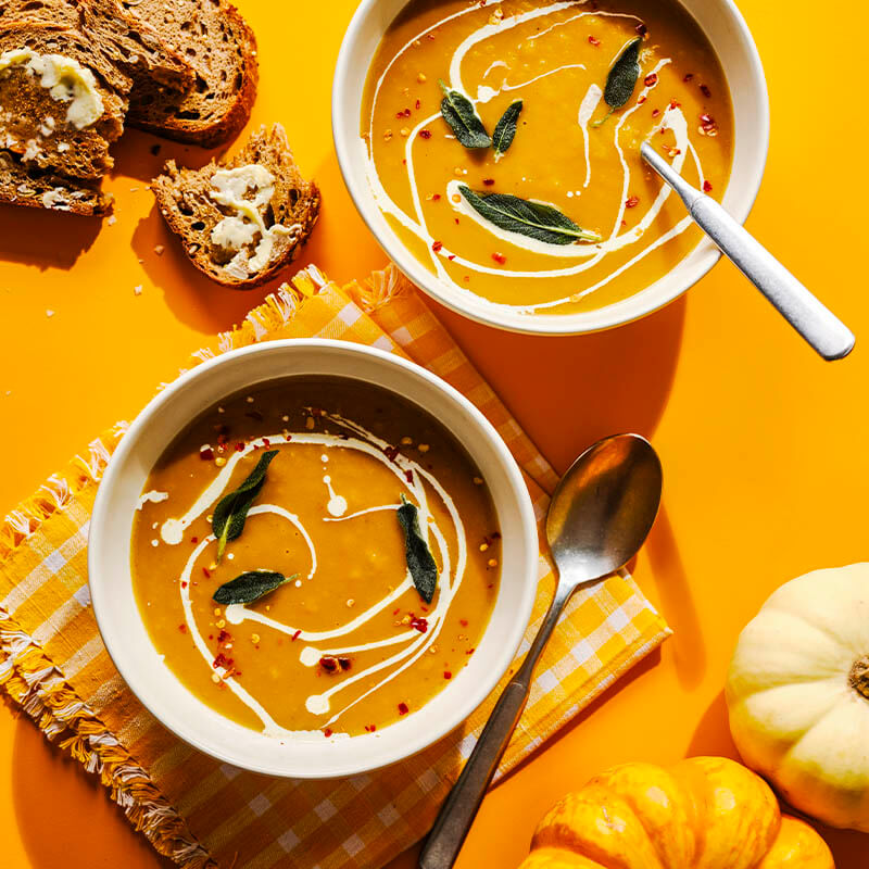 rooibos &amp; pumpkin soup