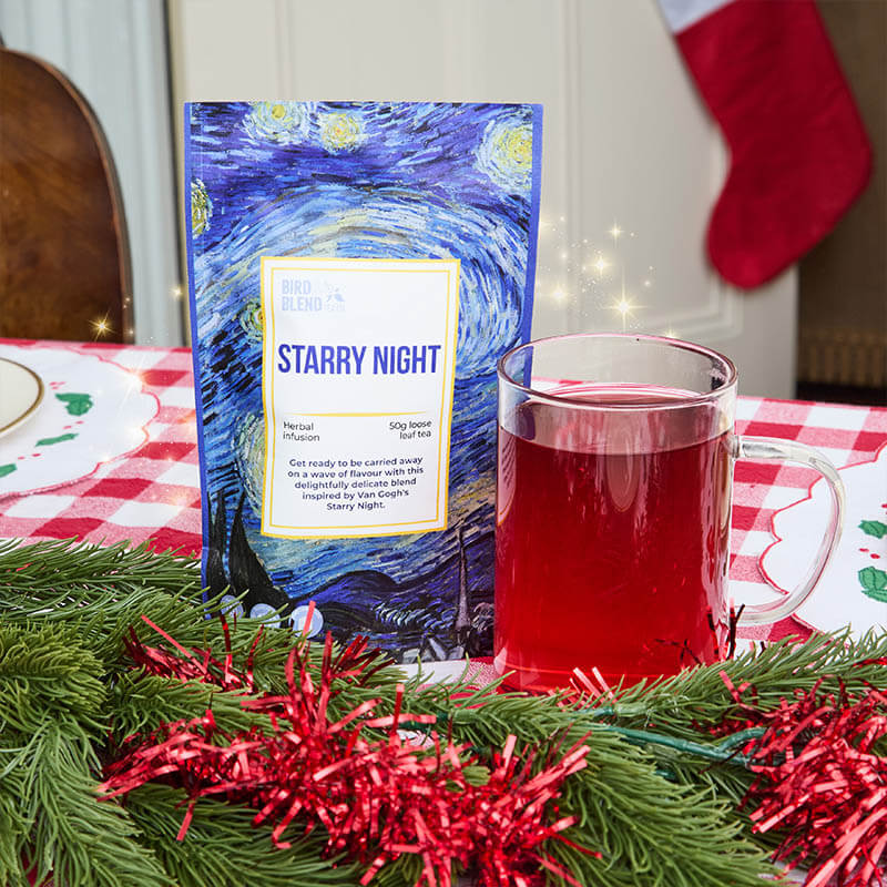 starry night tea pouch