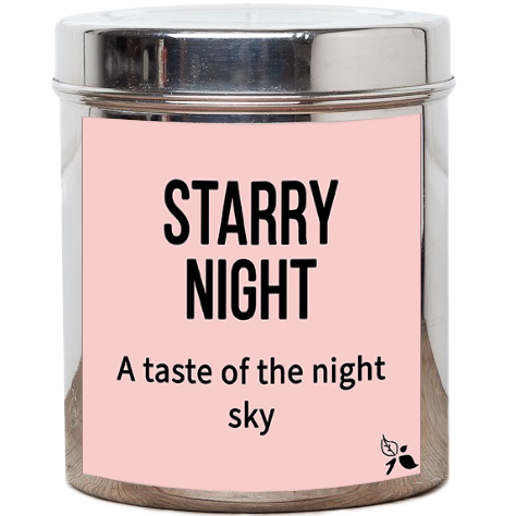 starry night tea tin