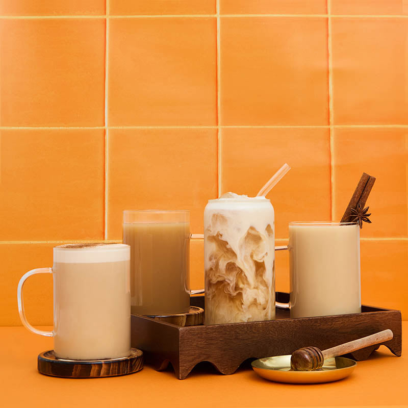 sticky chai four ways