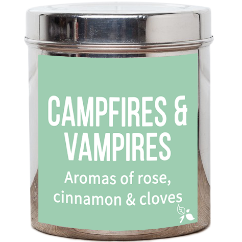 campfires and vampires loose leaf green tea