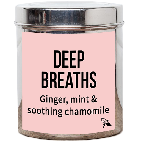 deep breaths loose leaf herbal tea