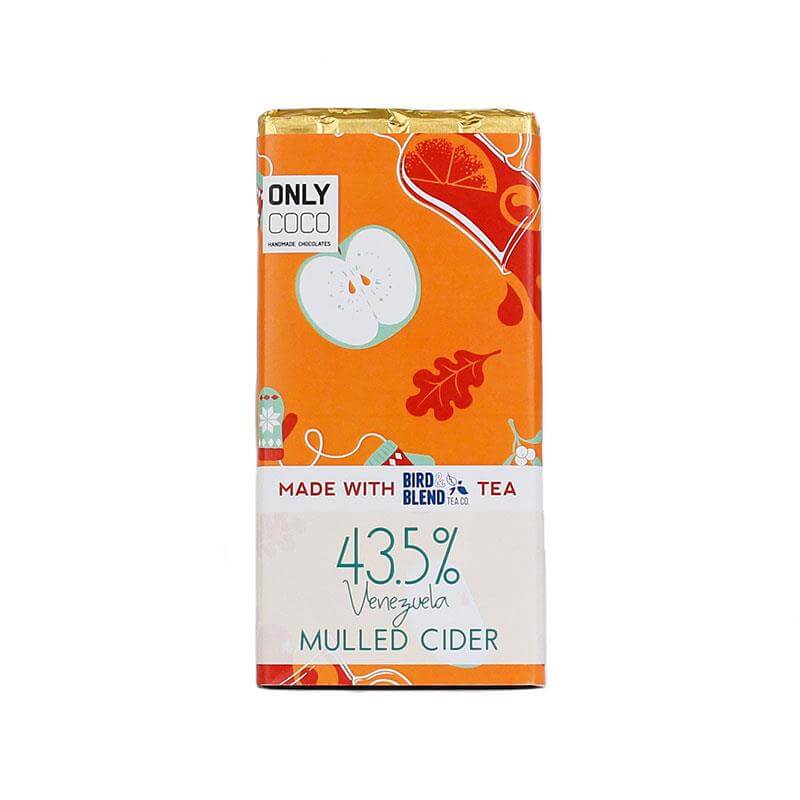 mulled cider tea infused chocolate bar